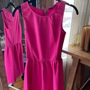 Hot pink dress
